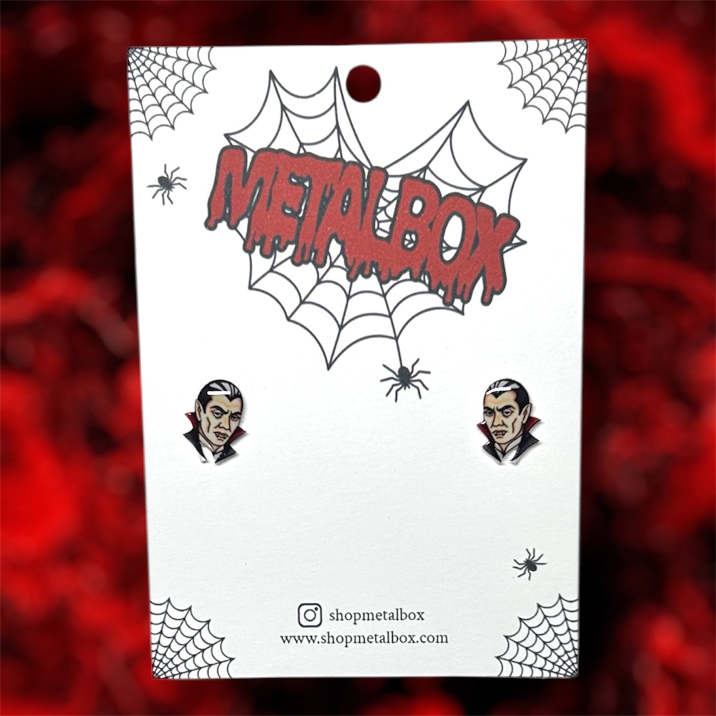 Universal Monsters Classic Horror Dracula Stud Earrings