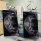 Dental X-ray human teeth oddities resin statement earrings