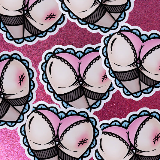 Spank Me Vinyl Sticker