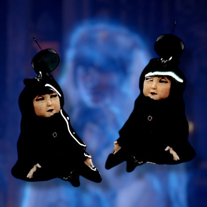 What We Do in the Shadows Nadja doll Nadja of Antipaxos resin statement earrings