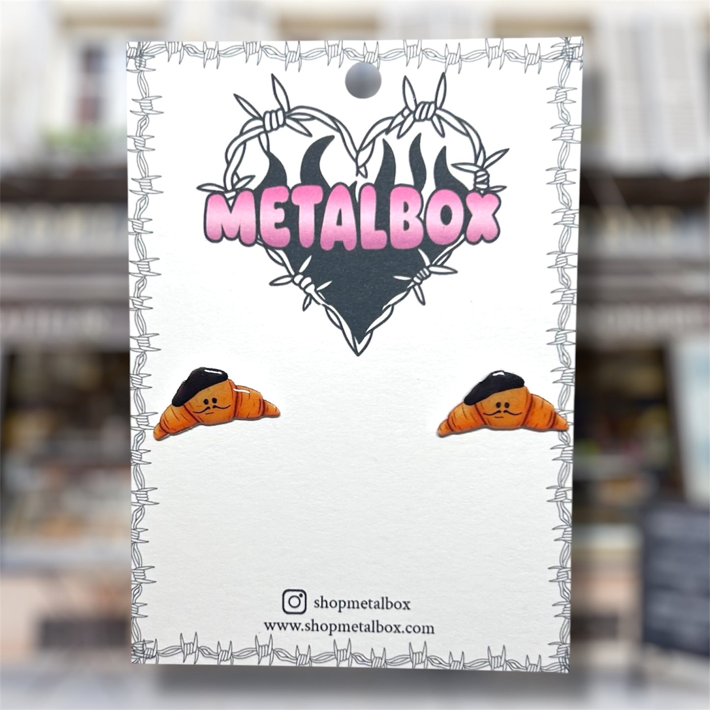 French Croissant Studs