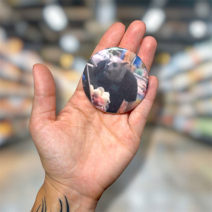 Werewolf Mask Meme Pinback Button