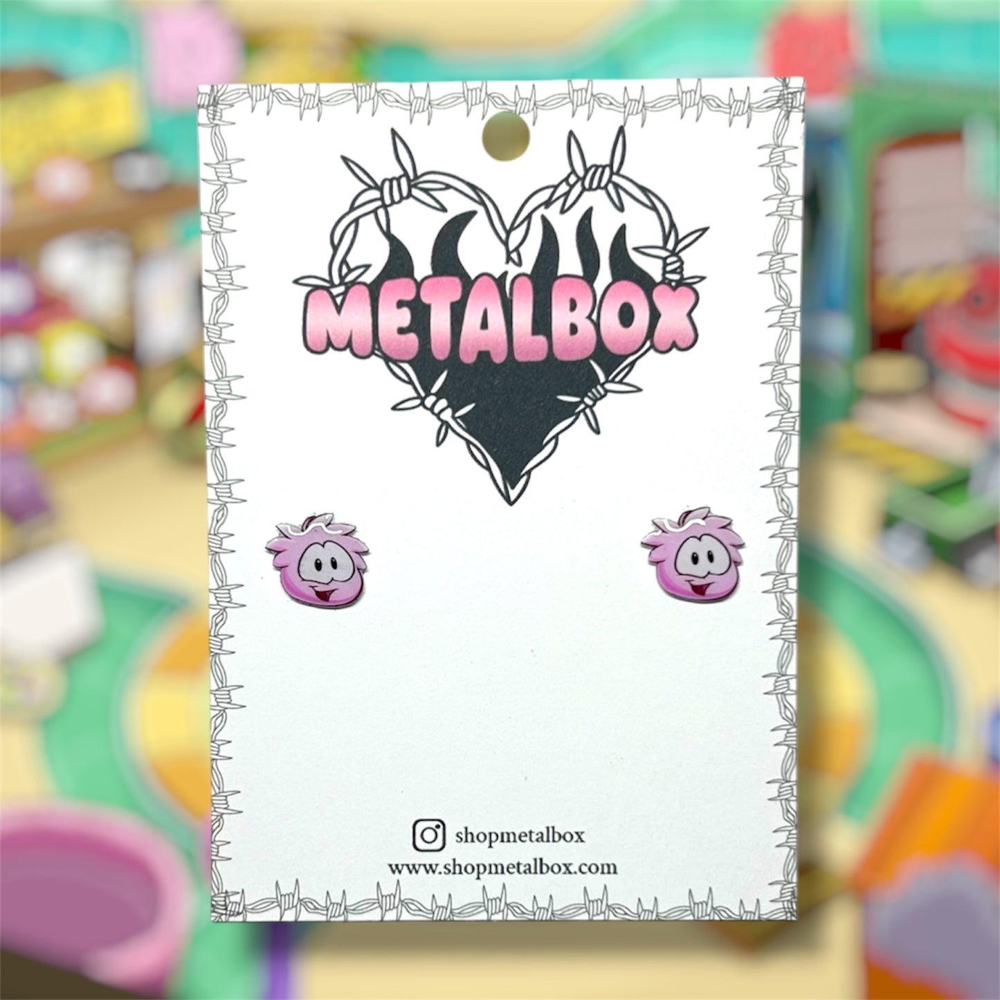 Puffle Stud Earrings