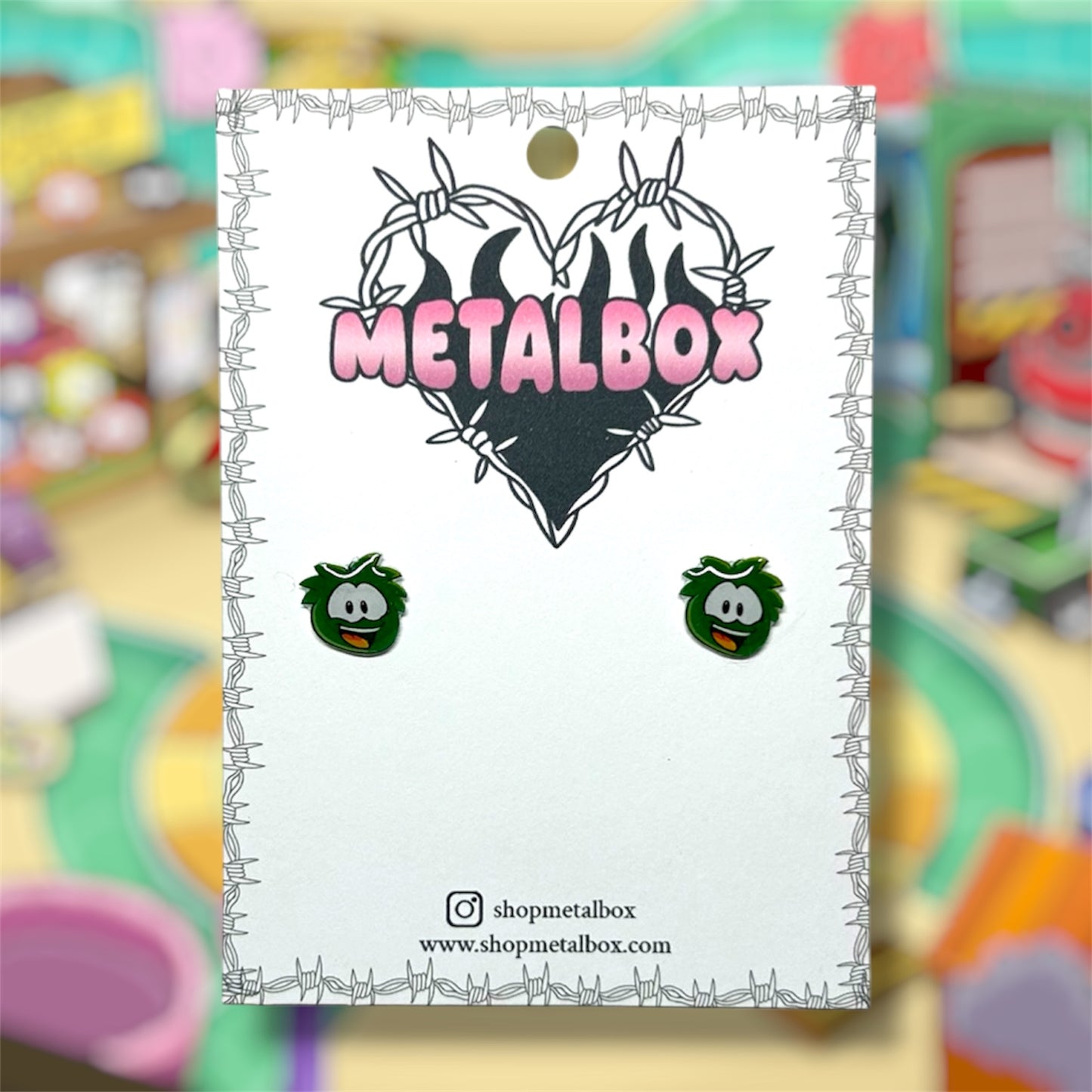Puffle Stud Earrings