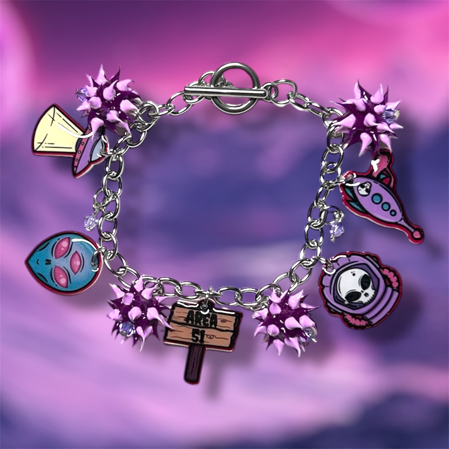 Alien Charm Bracelet