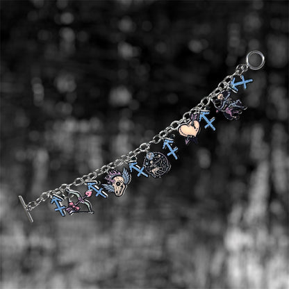 Sagittarius zodiac sign celestial witchy charm bracelet