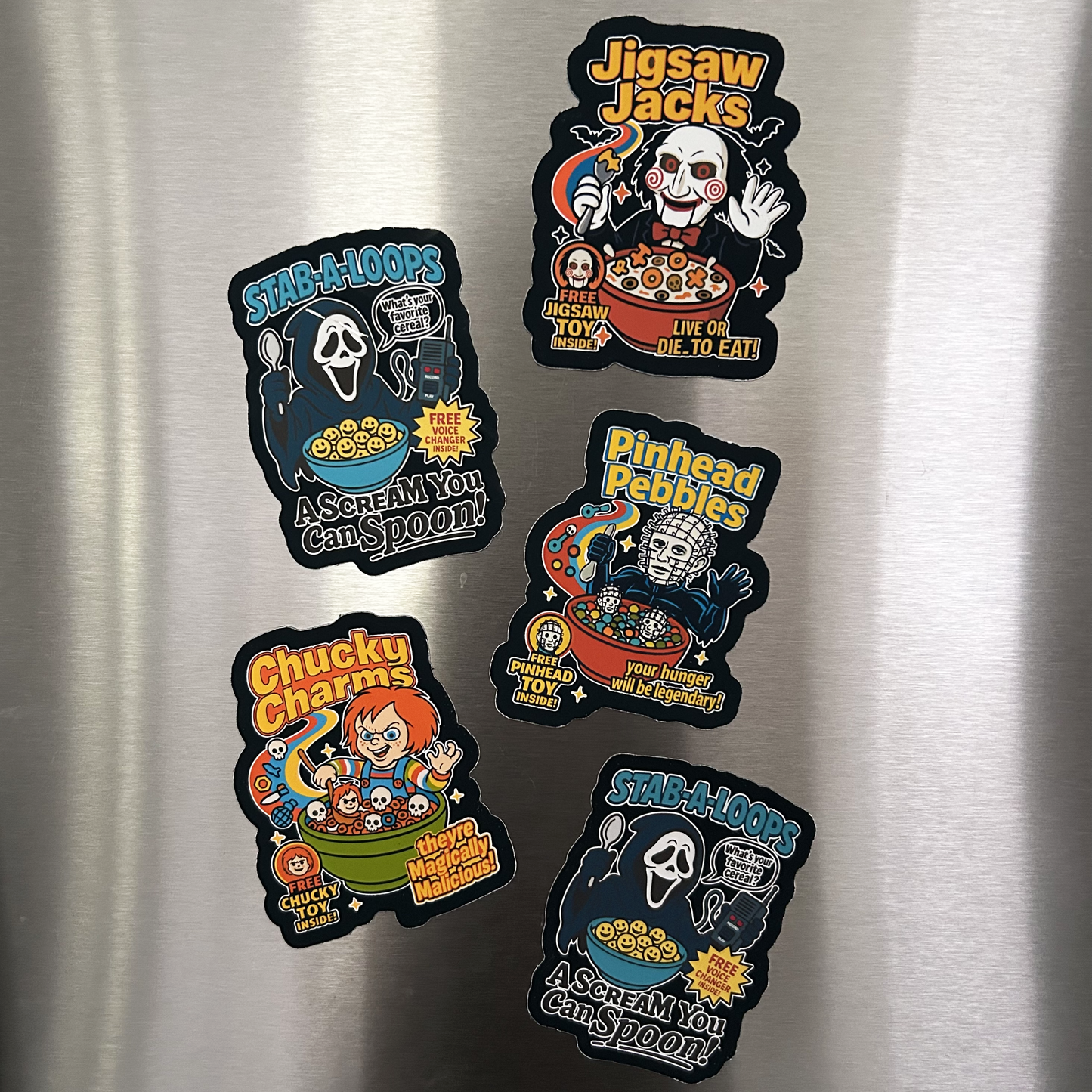 Cereal Killers Horror Refrigerator Magnets