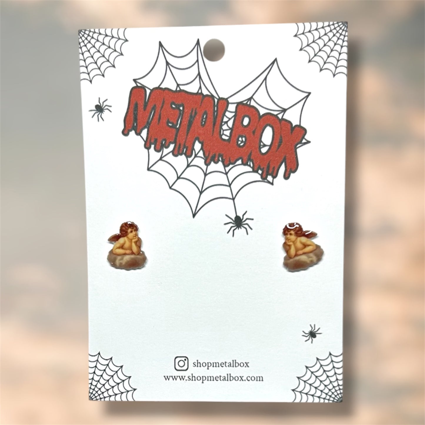Cherub on a Cloud Stud Earrings