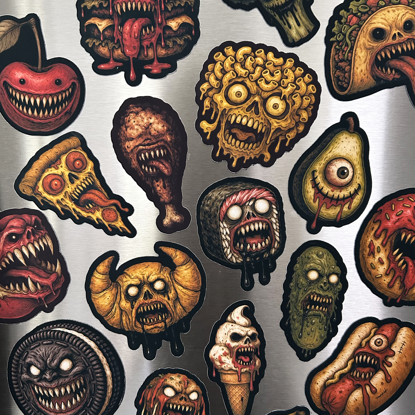 Monster Foods Horror Refrigerator Magnets