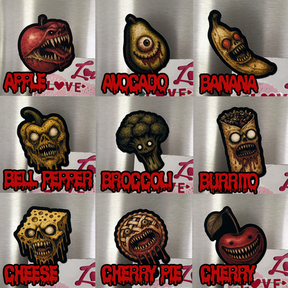 Monster Foods Horror Refrigerator Magnets