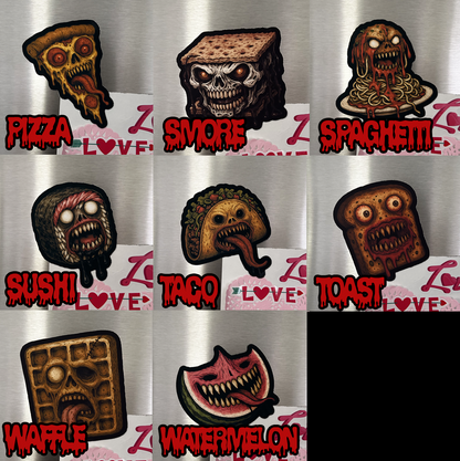 Monster Foods Horror Refrigerator Magnets