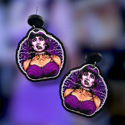 Frankenhooker Horror Statement Earrings