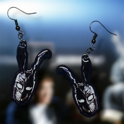 Creepy Rabbit Horror Statement Earrings