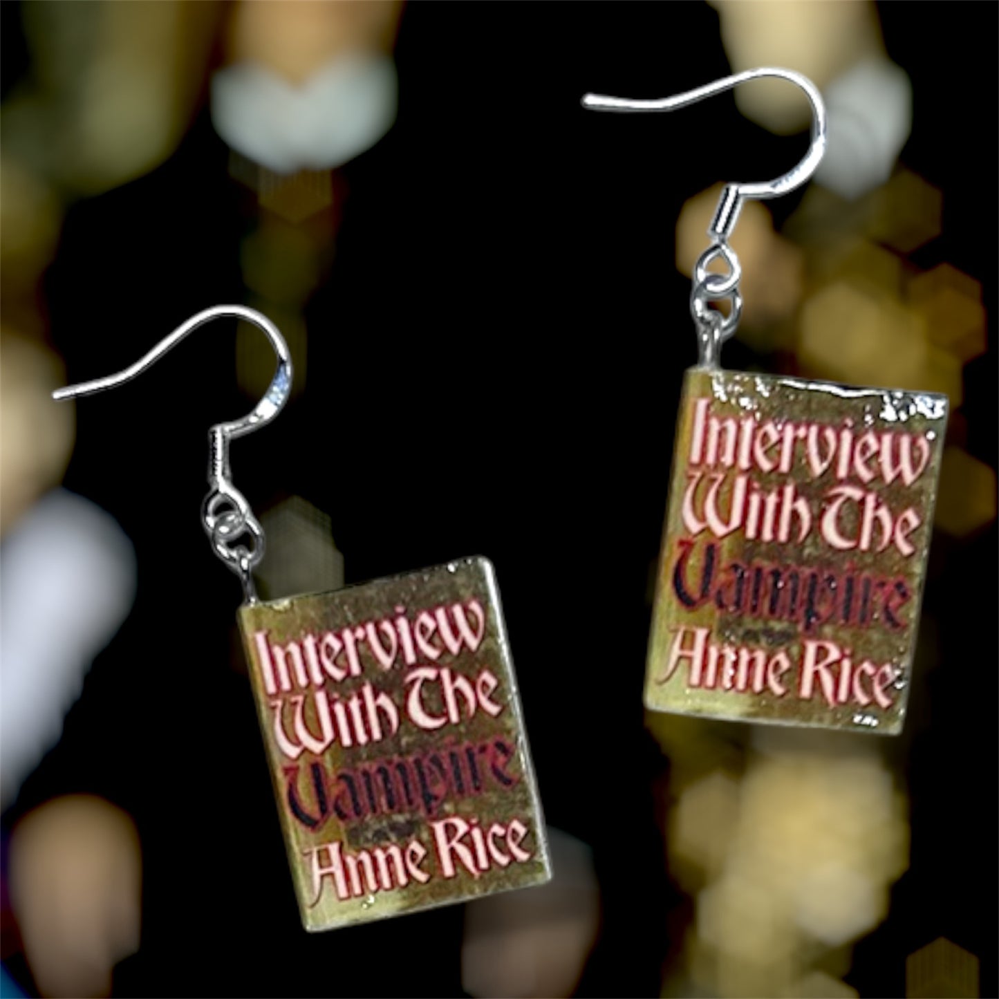 Interview with the Vampire Miniature Book Earrings