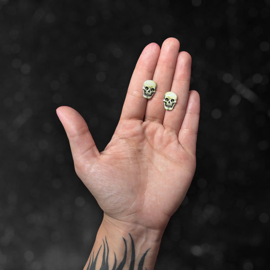 Vintage Skull Studs