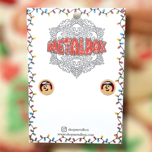 Christmas Snowman Cookie Studs