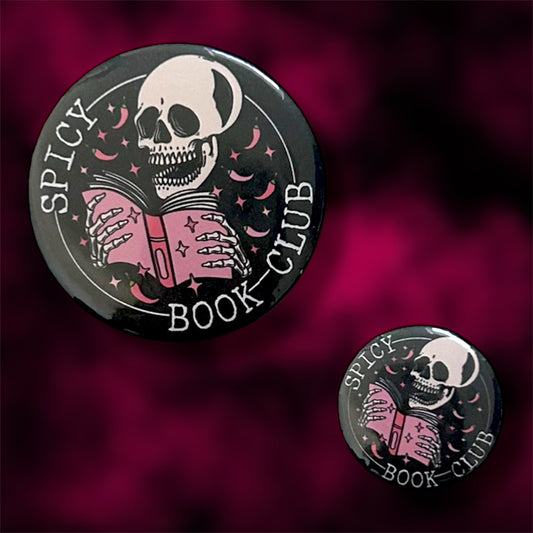 Spicy Book Club Button