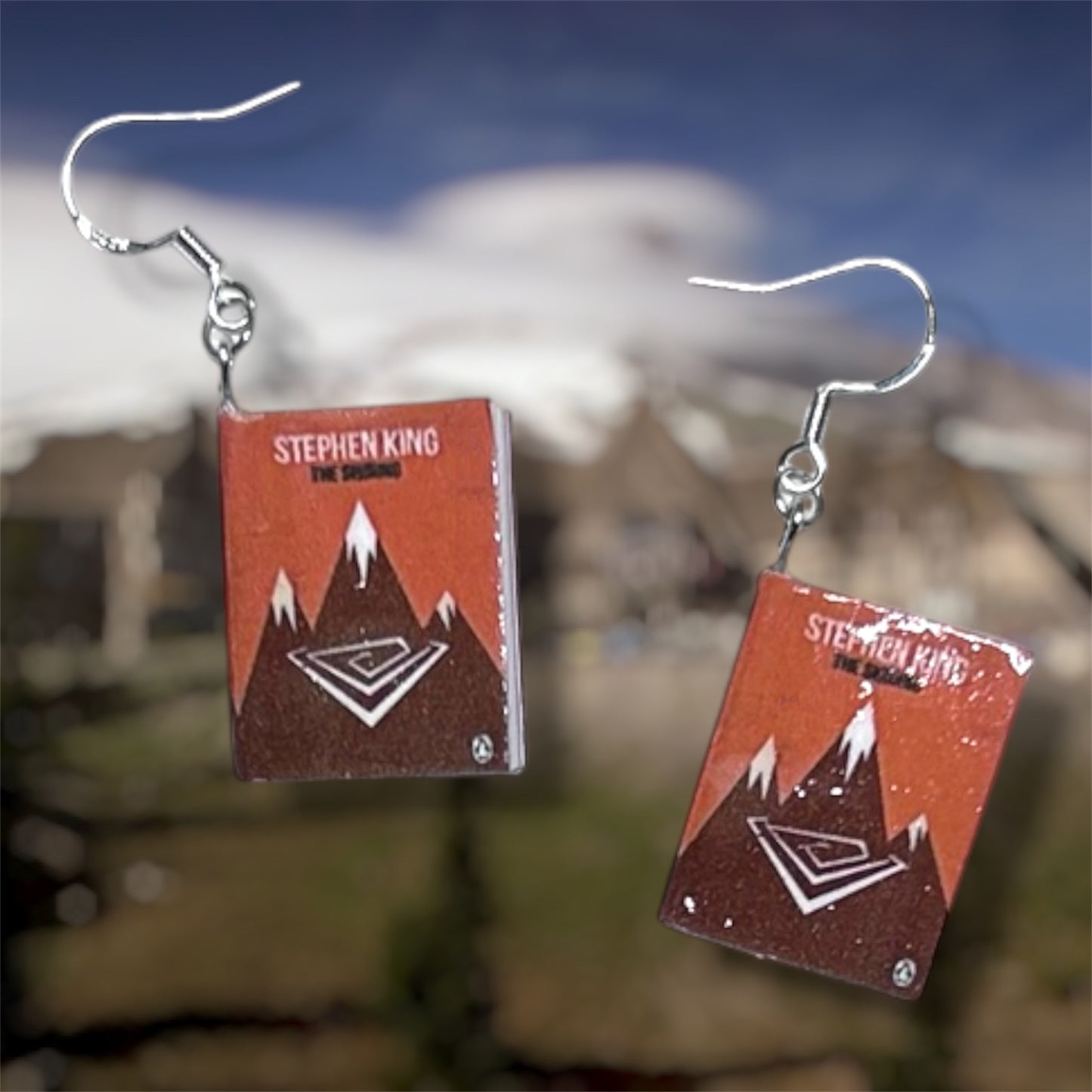 The Shining Miniature Book Earrings