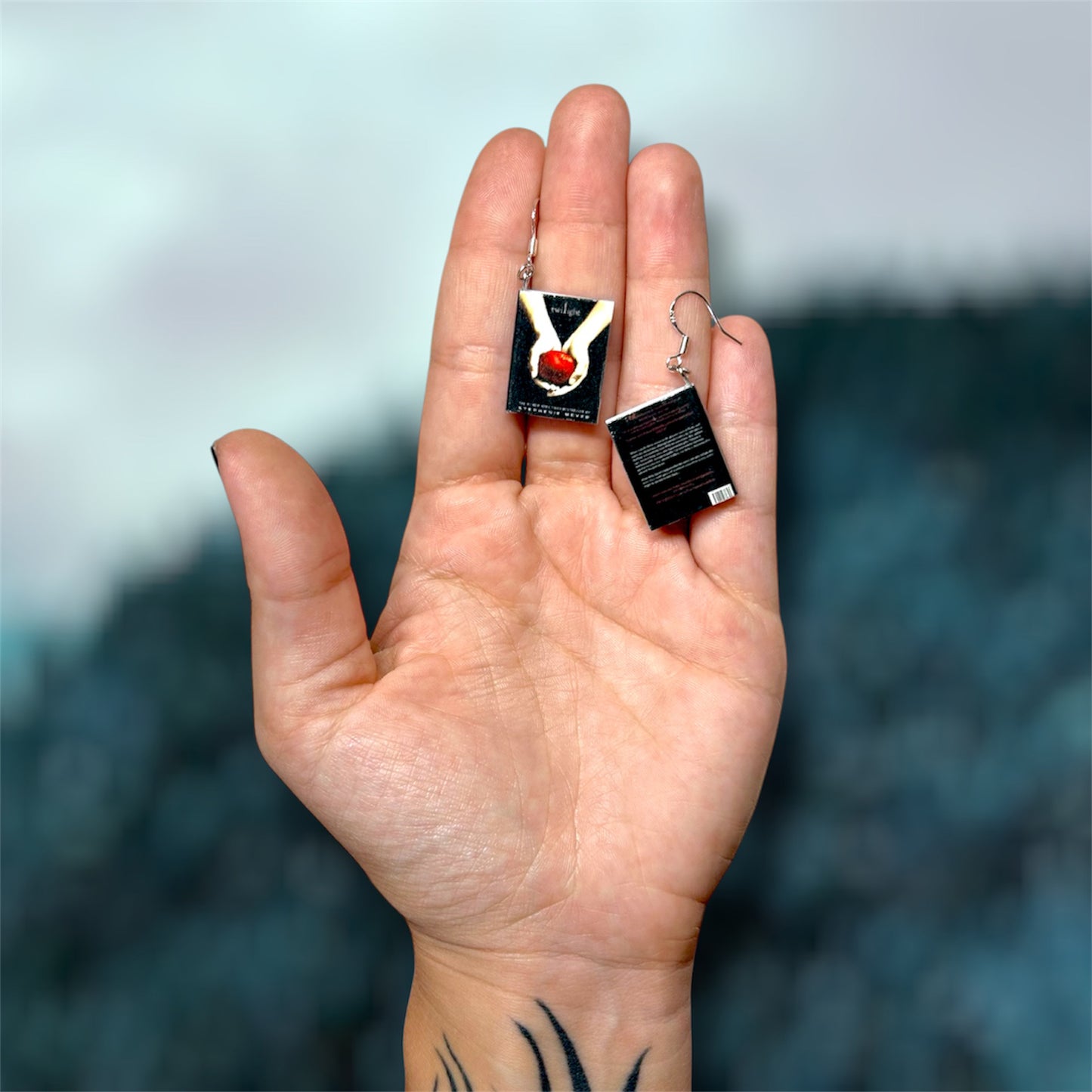 Twilight Miniature Book Earrings