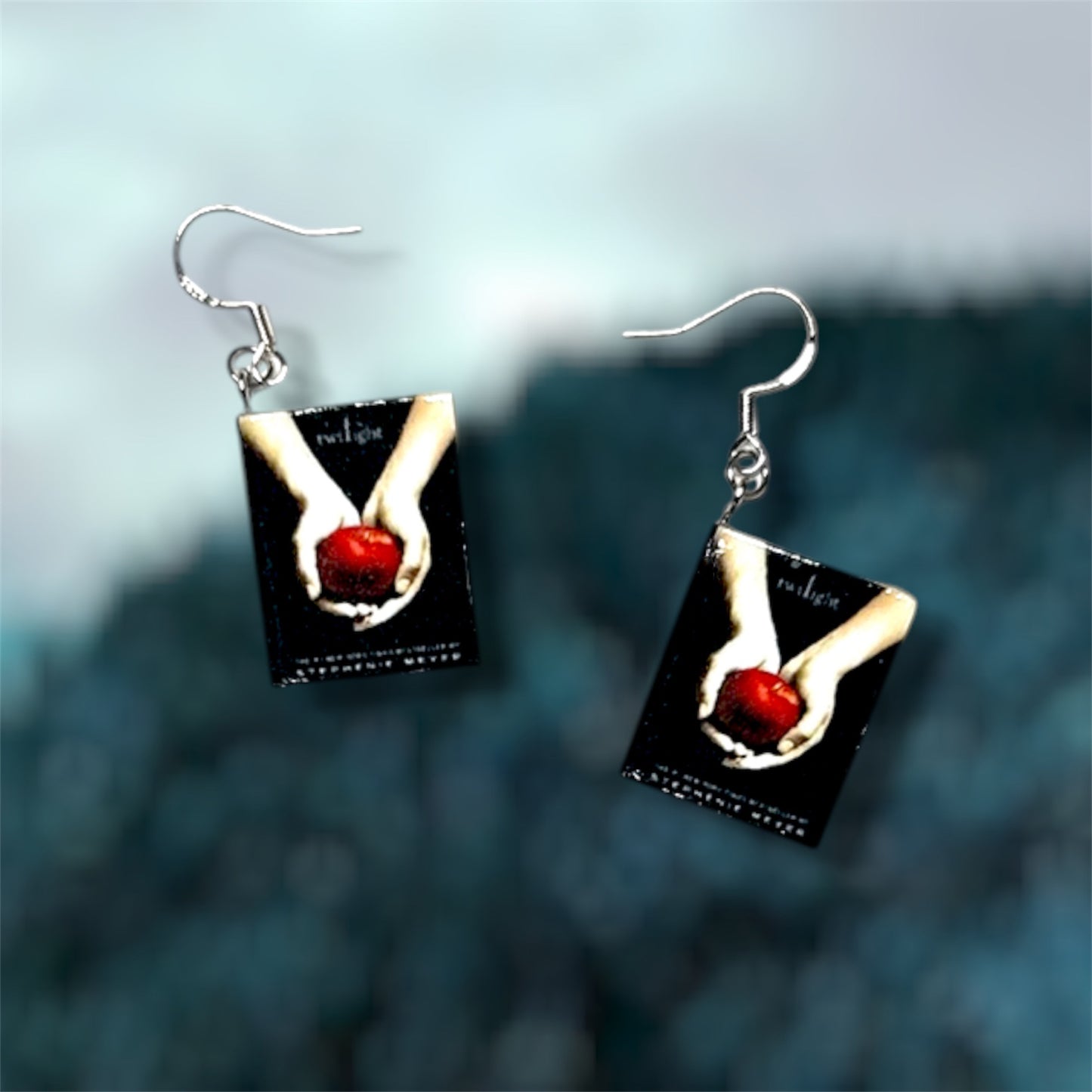 Twilight Miniature Book Earrings