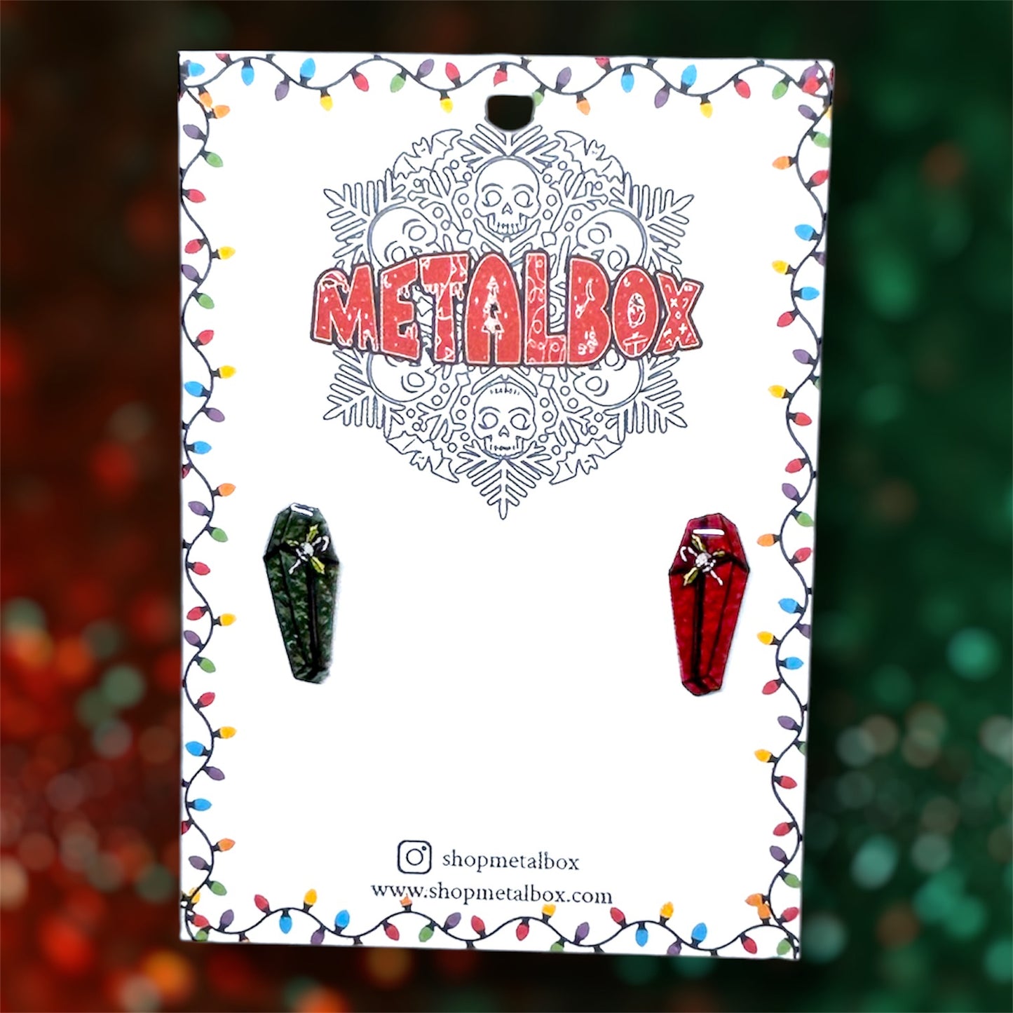 Creepmas Coffins Studs